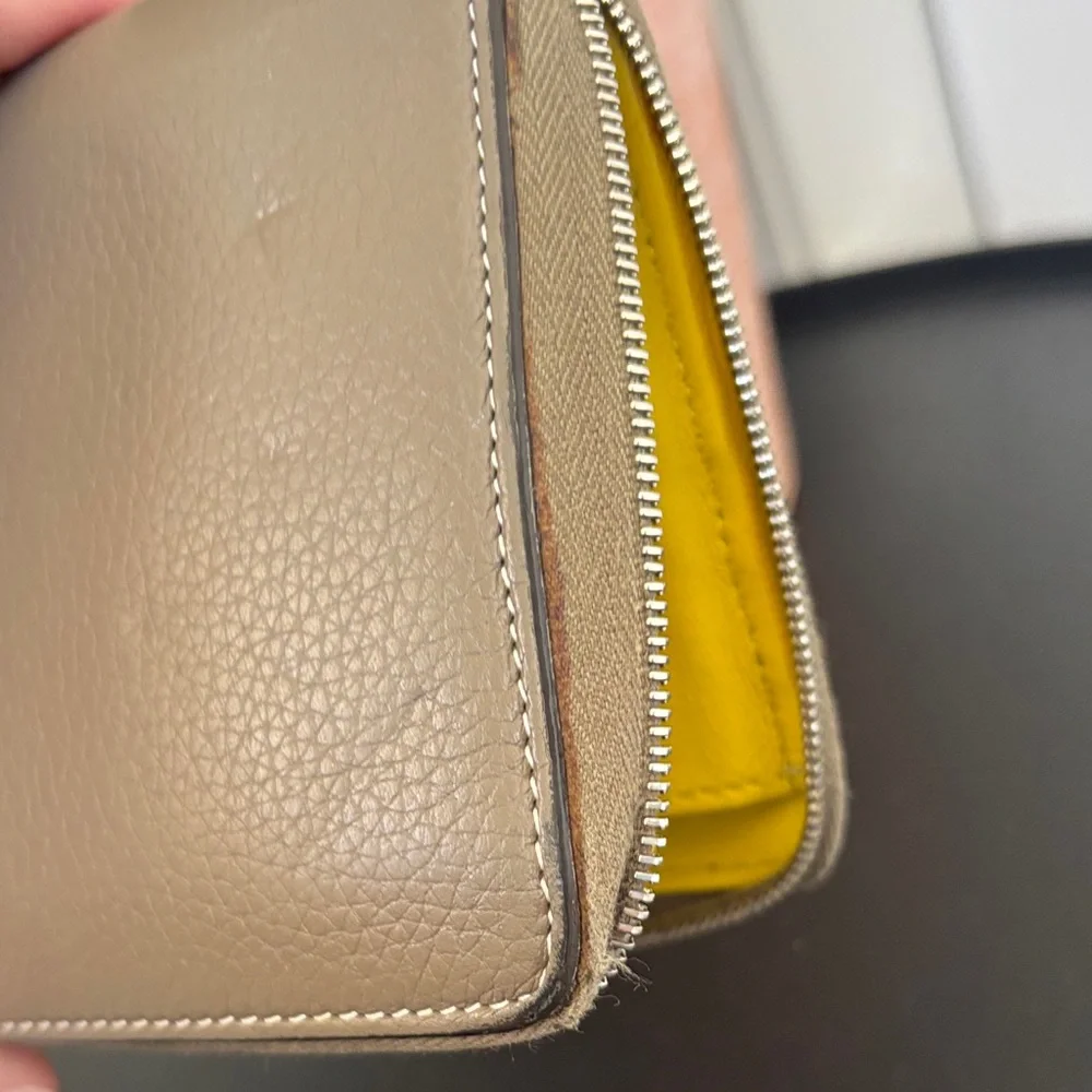 Celine Drummed Calfskin Zip Wallet - Picture 13 of 17